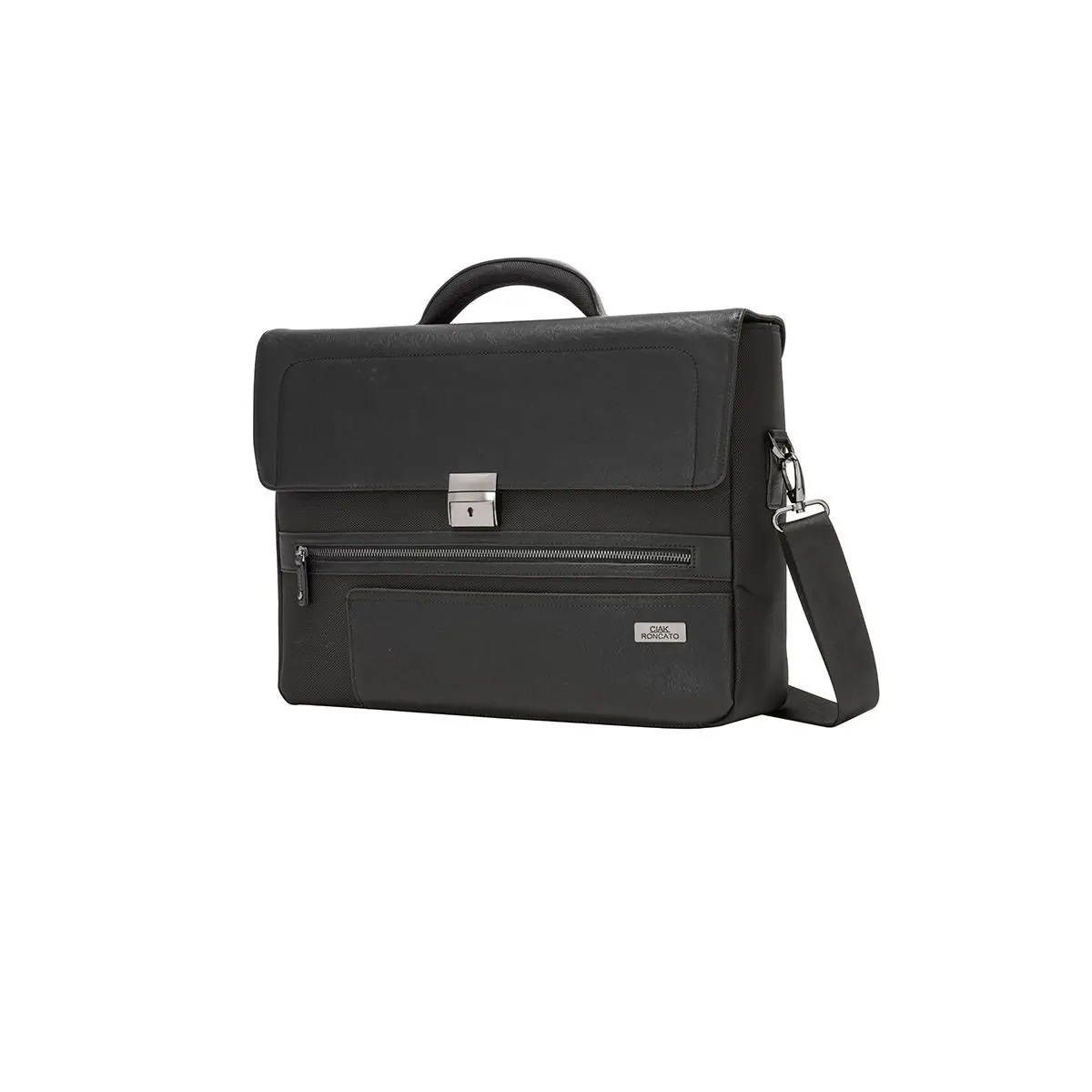 STUDIO - Borsa Business 1 Comparto con Patta-Nero